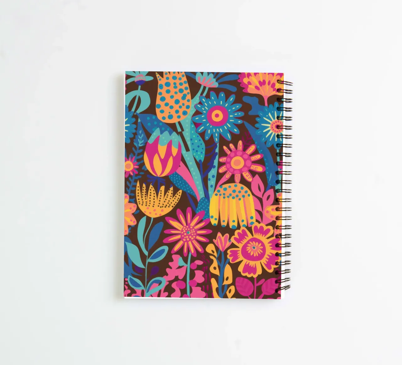 Maximalist Bloom Carpet spiral notebook by Arcane Lines