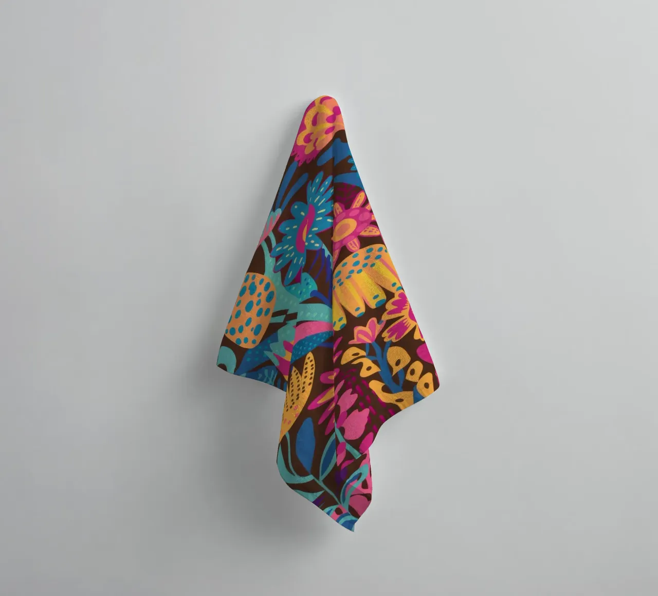 Tappeto Maximalist Bloom asciugamano da bagno da Arcane Lines