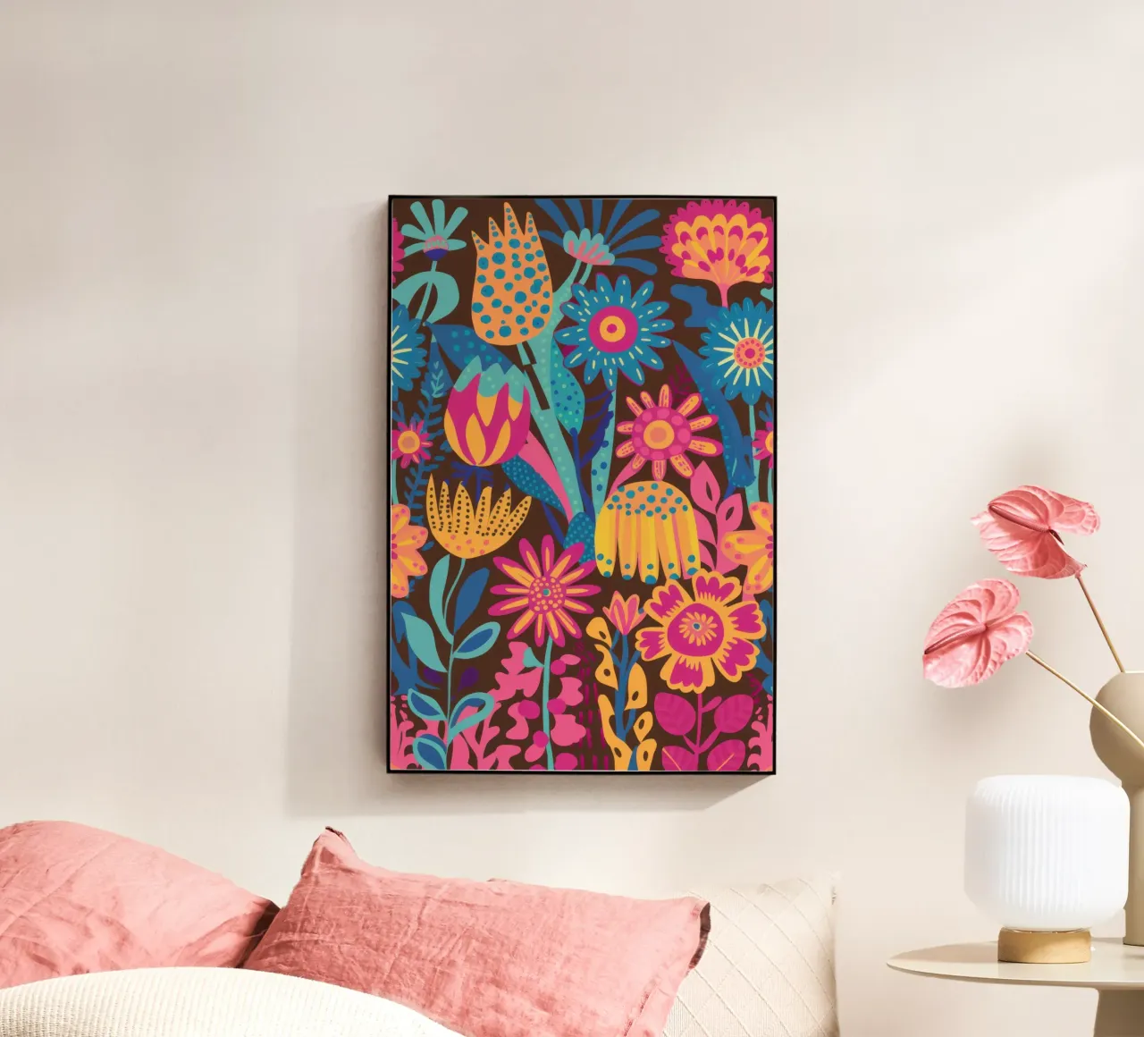 Tappeto Maximalist Bloom plexiglass da Arcane Lines