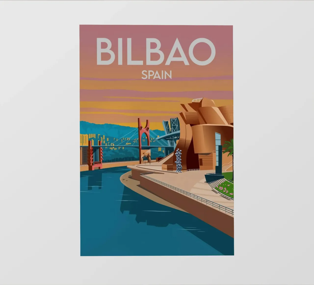 Bilbao, Spagna pellicola backlit da Alexandra Peack