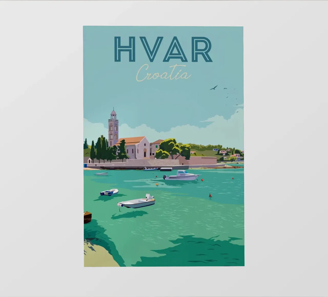 Hvar, Croazia telo in pvc da Alexandra Peack