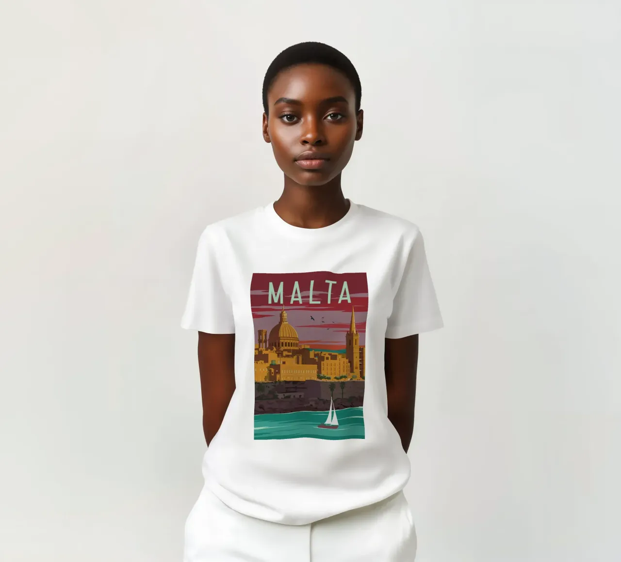 Malta t-shirt da Alexandra Peack