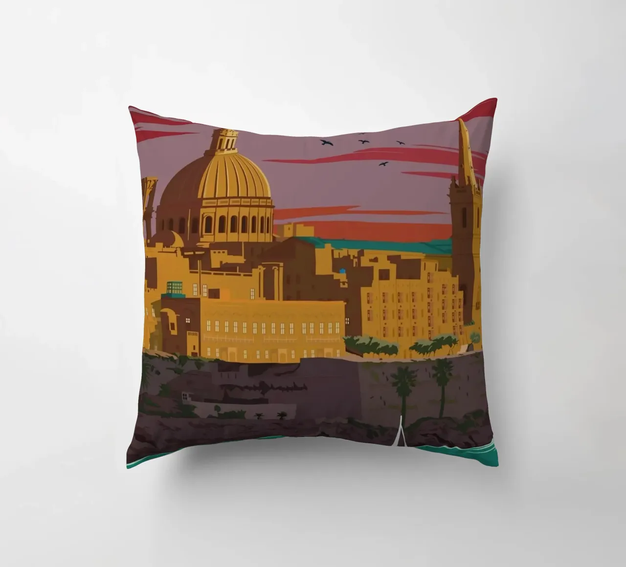 Malta cuscino da Alexandra Peack