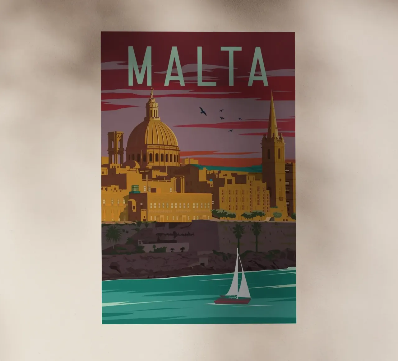 Malta pellicola backlit da Alexandra Peack