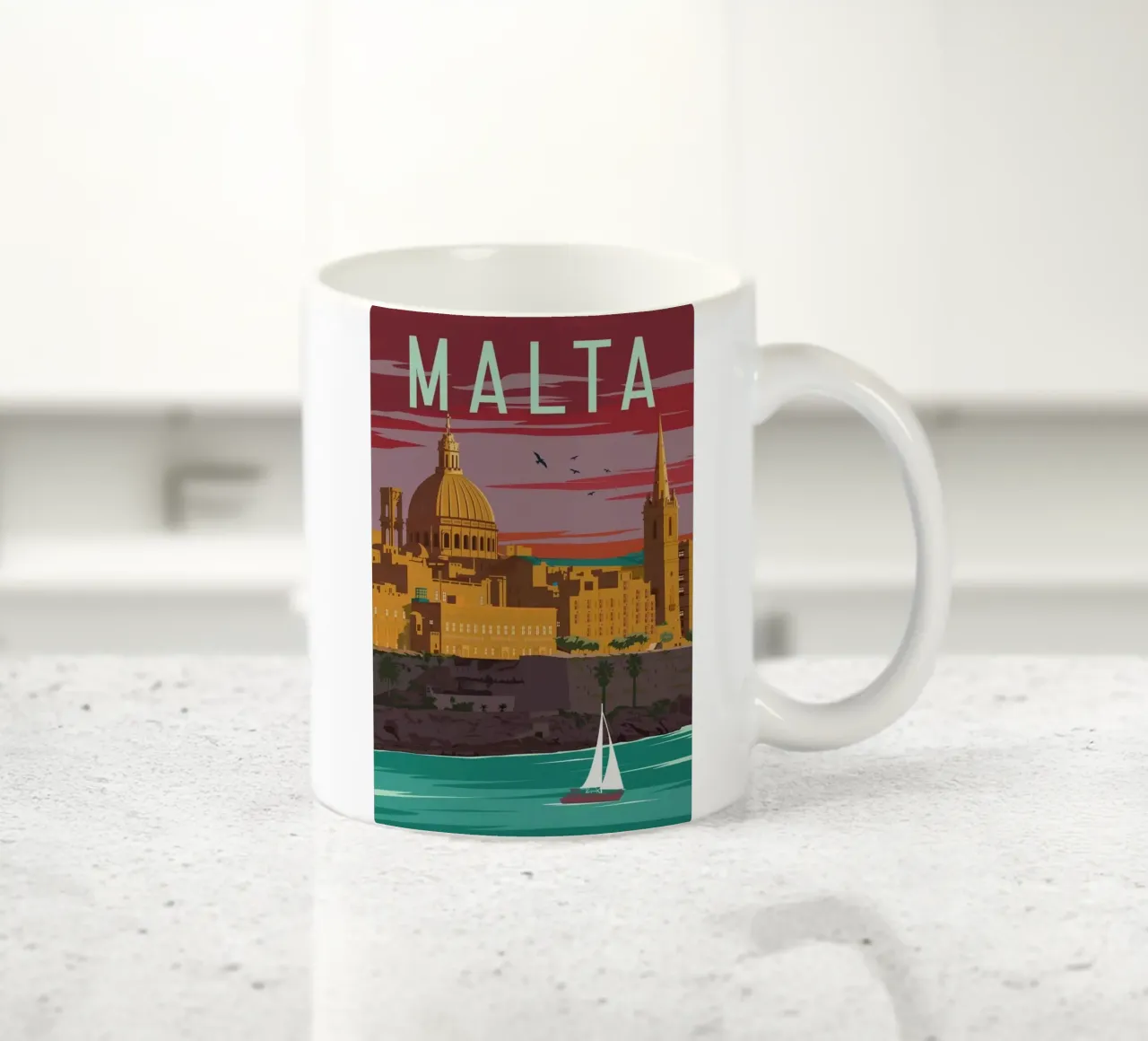 Malta tazza in ceramica da Alexandra Peack