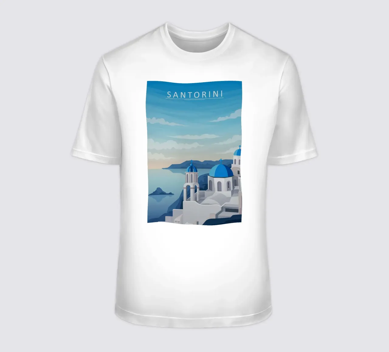 Santorini t-shirt da Alexandra Peack