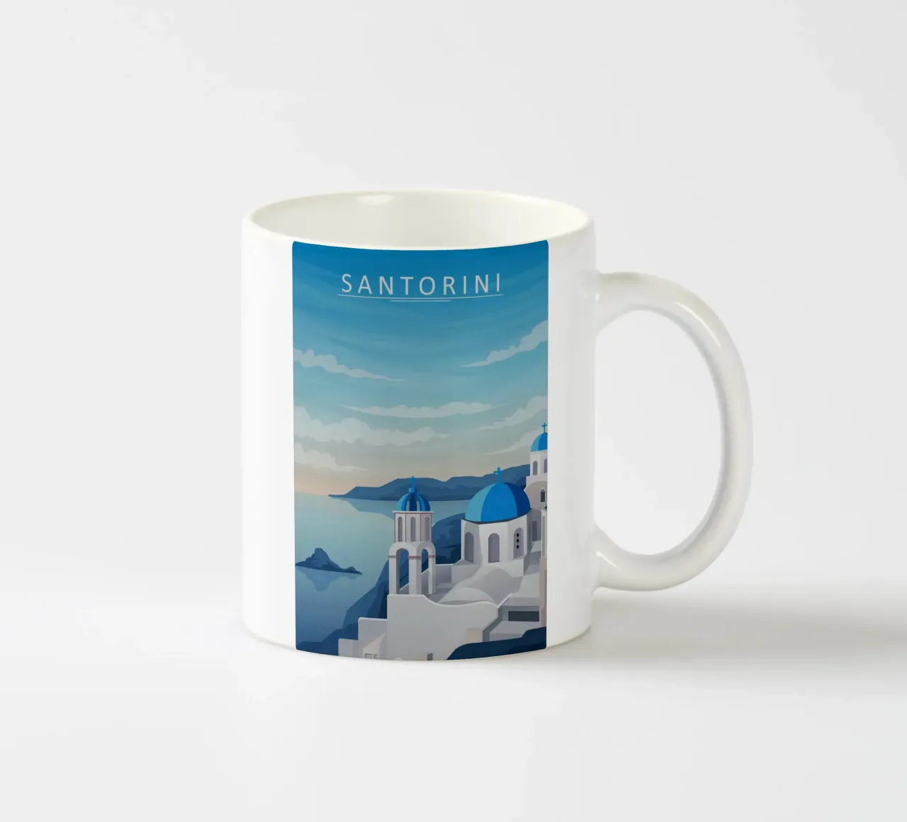 Santorini tazza in ceramica da Alexandra Peack