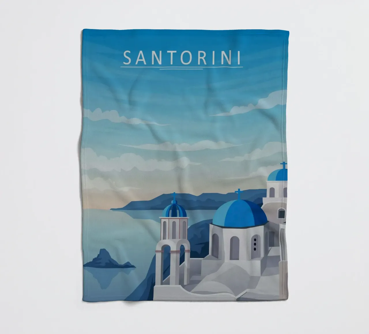 Santorini coperta in pile da Alexandra Peack