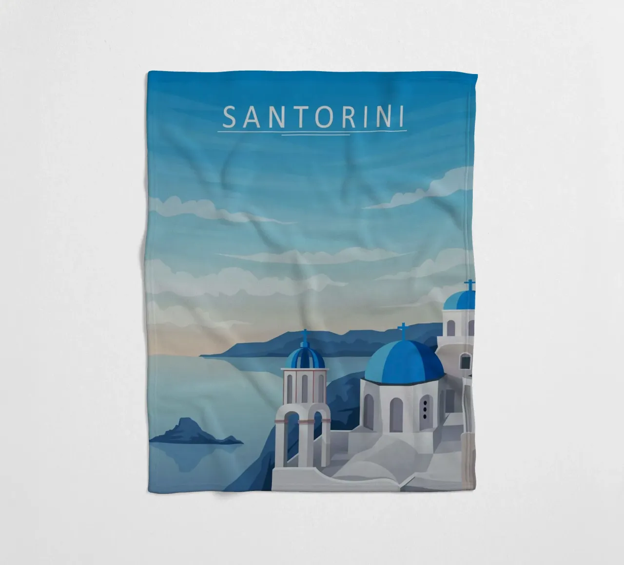 Santorini coperta in pile da Alexandra Peack