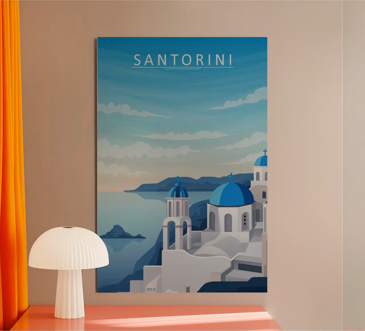 Santorini alluminio dibond da Alexandra Peack