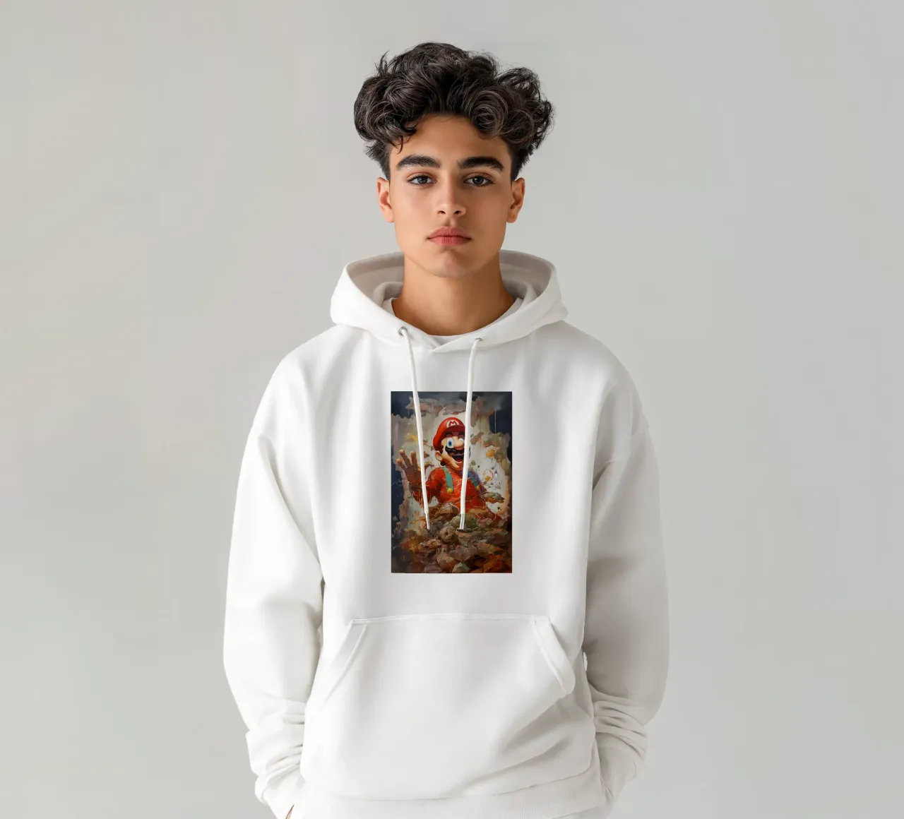 Smash the System felpa con cappuccio da LUCID LAYERS