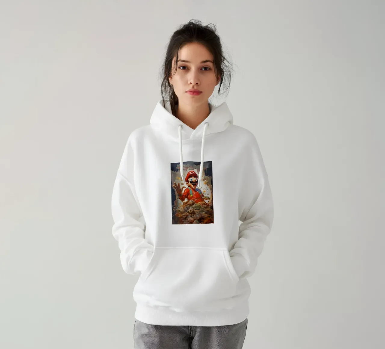 Smash the System felpa con cappuccio da LUCID LAYERS