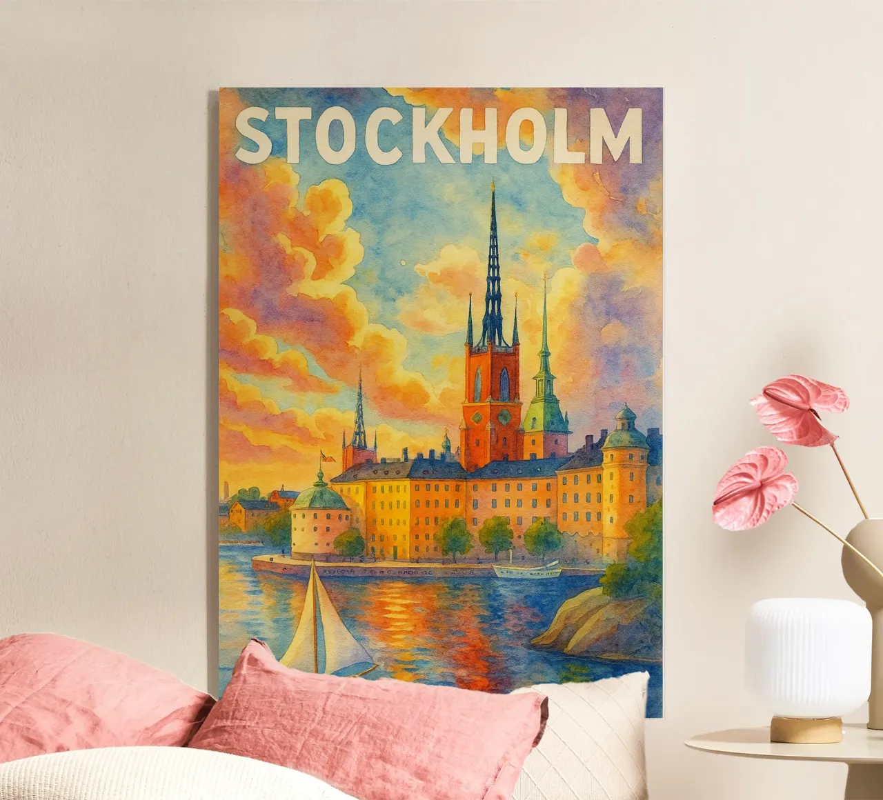 Stockholm Painting Imagination acrylic glass by onestar
