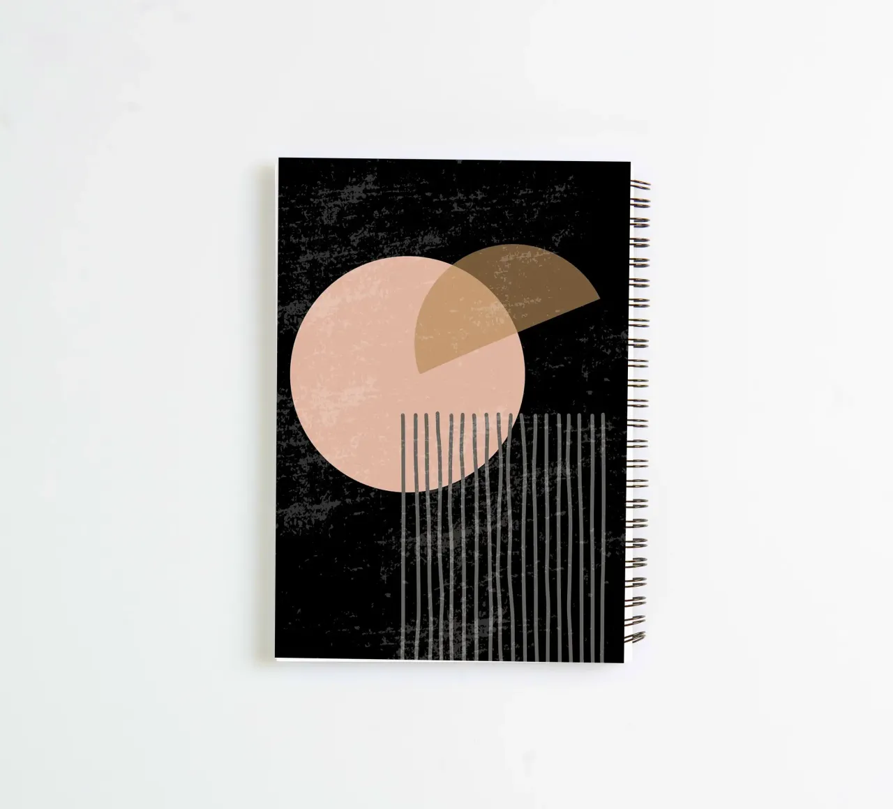 abstract shapes spiral notebook by E Cannon