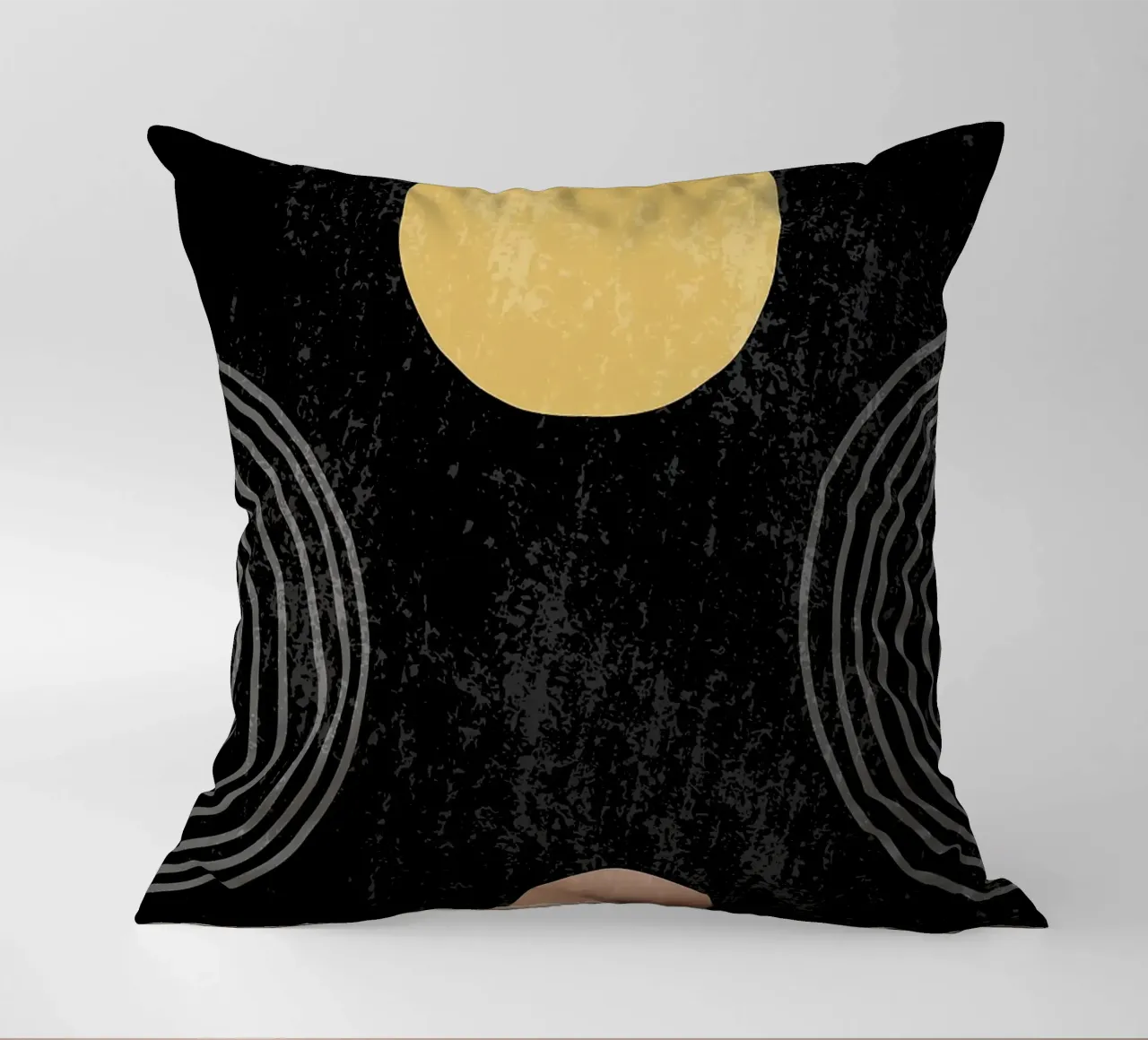 geometry abstract decorative cushion by E Cannon