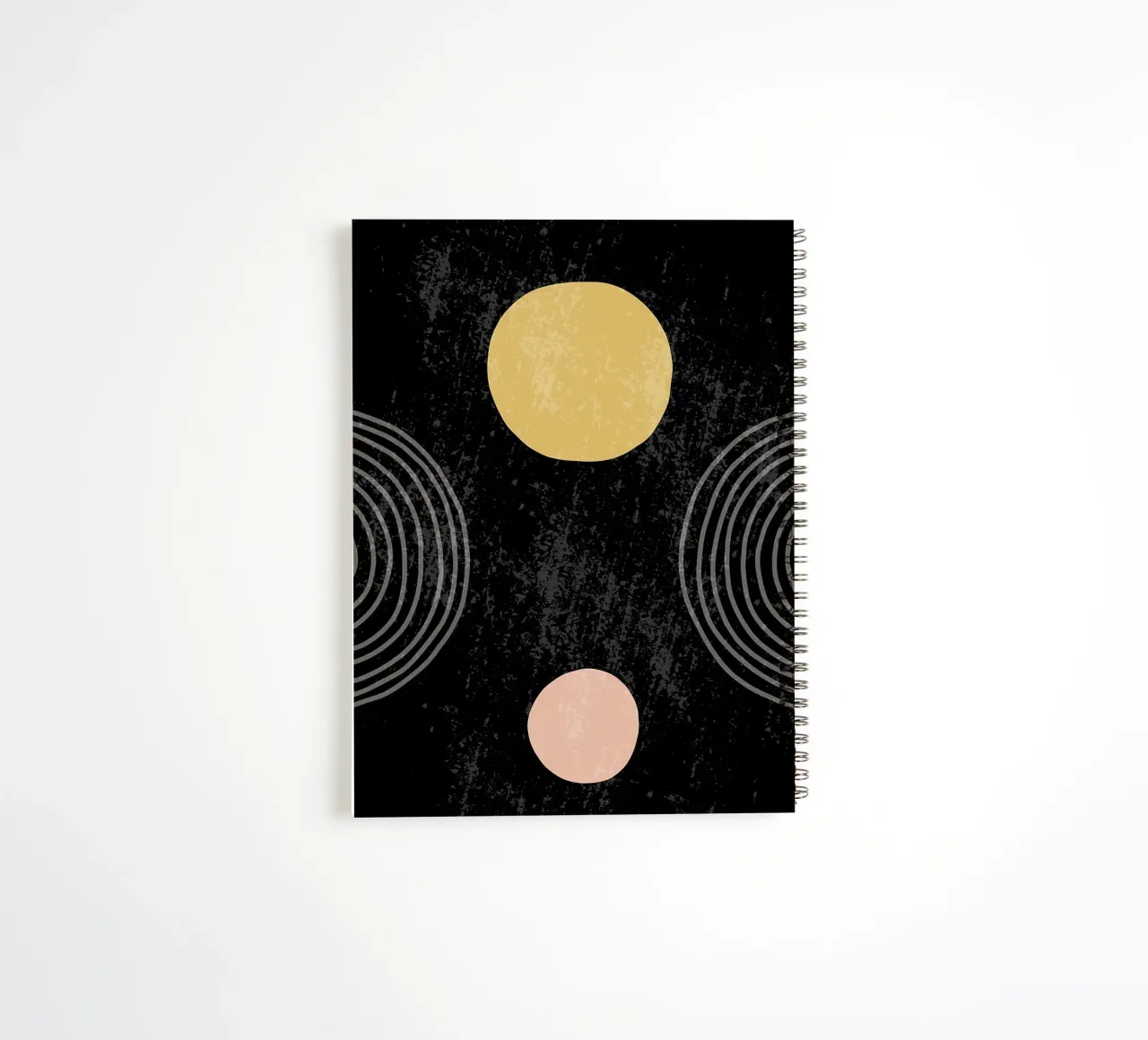 geometry abstract spiral notebook by E Cannon