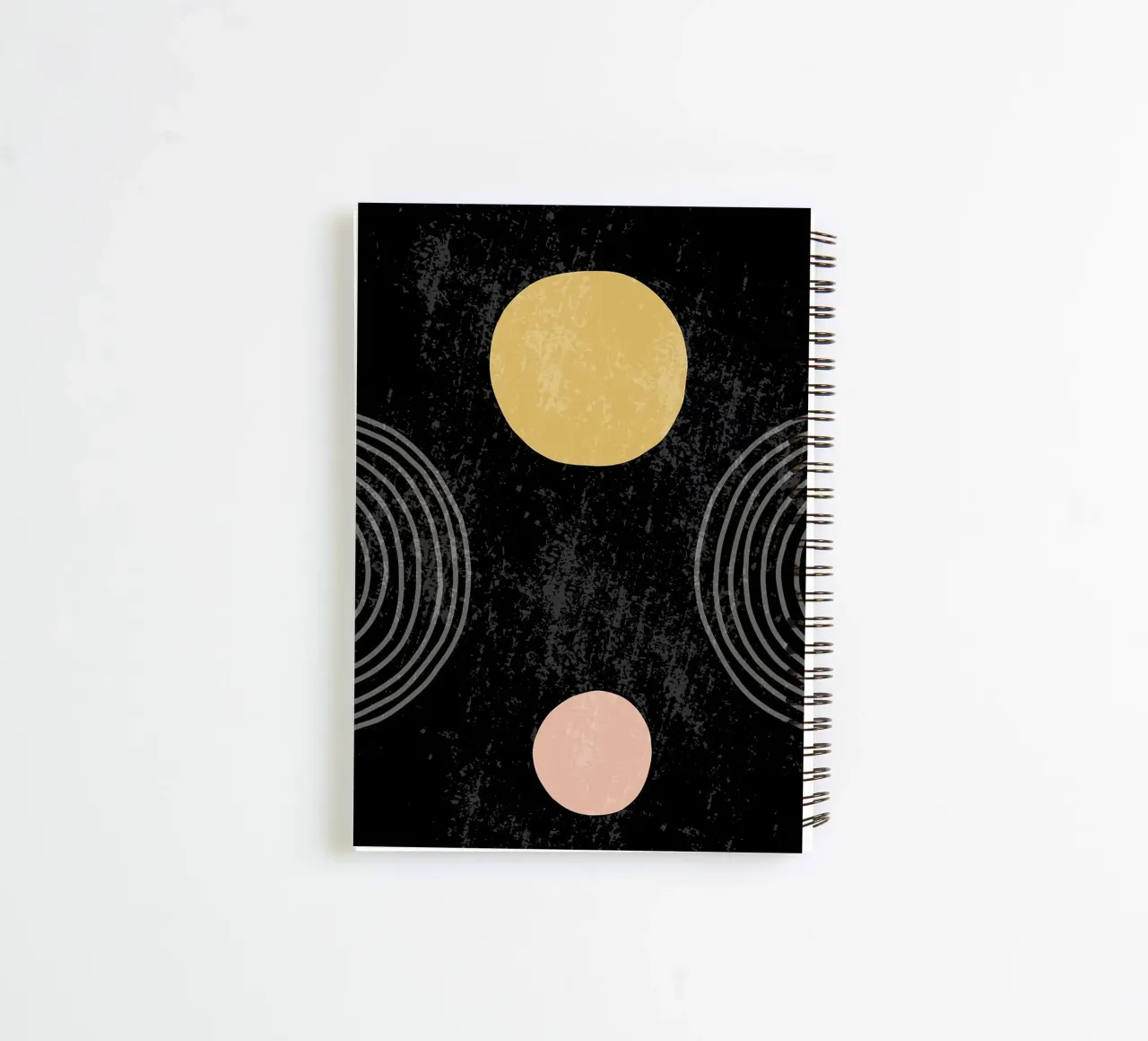 geometry abstract spiral notebook by E Cannon