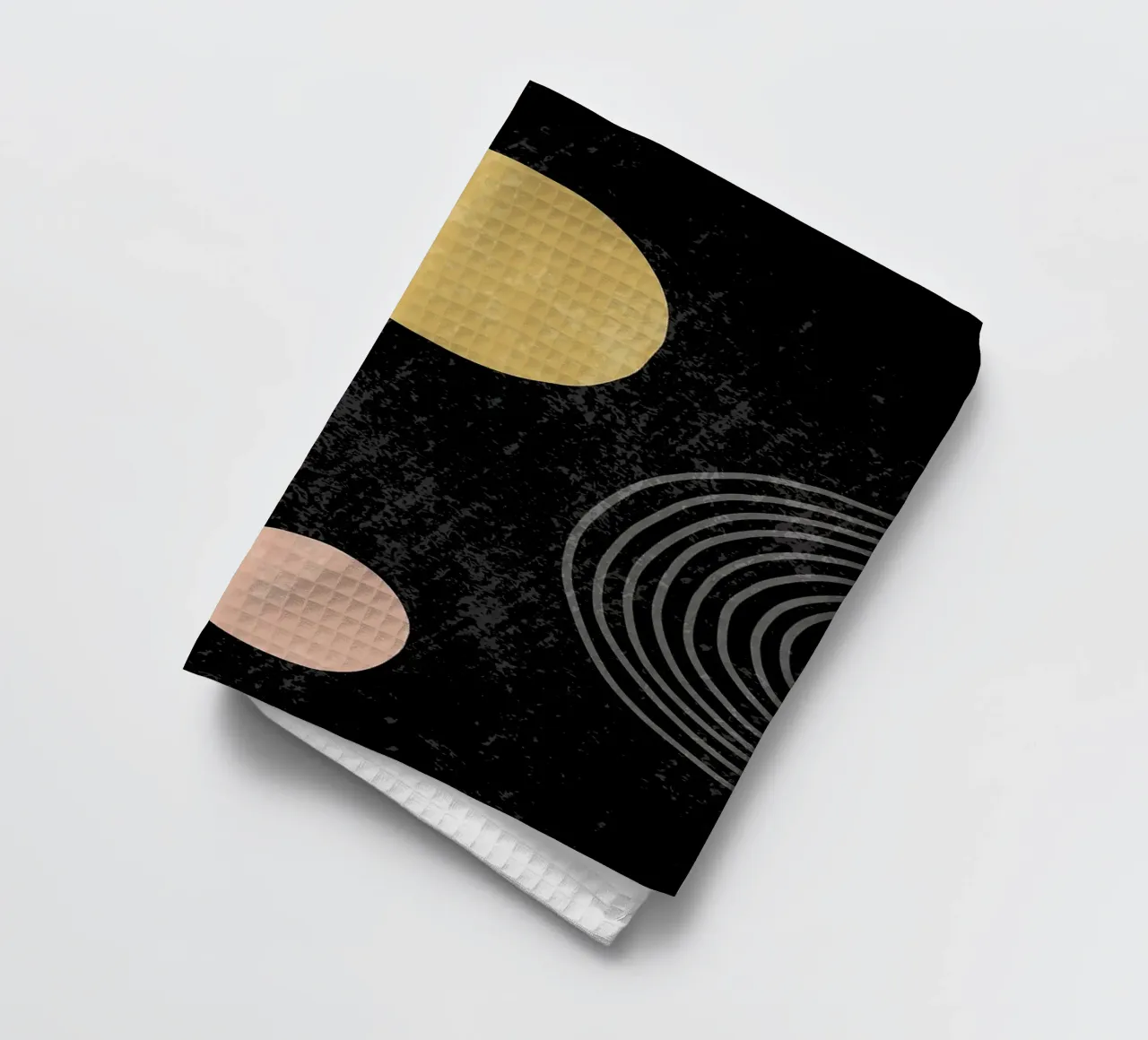 geometry abstract tea towel by E Cannon