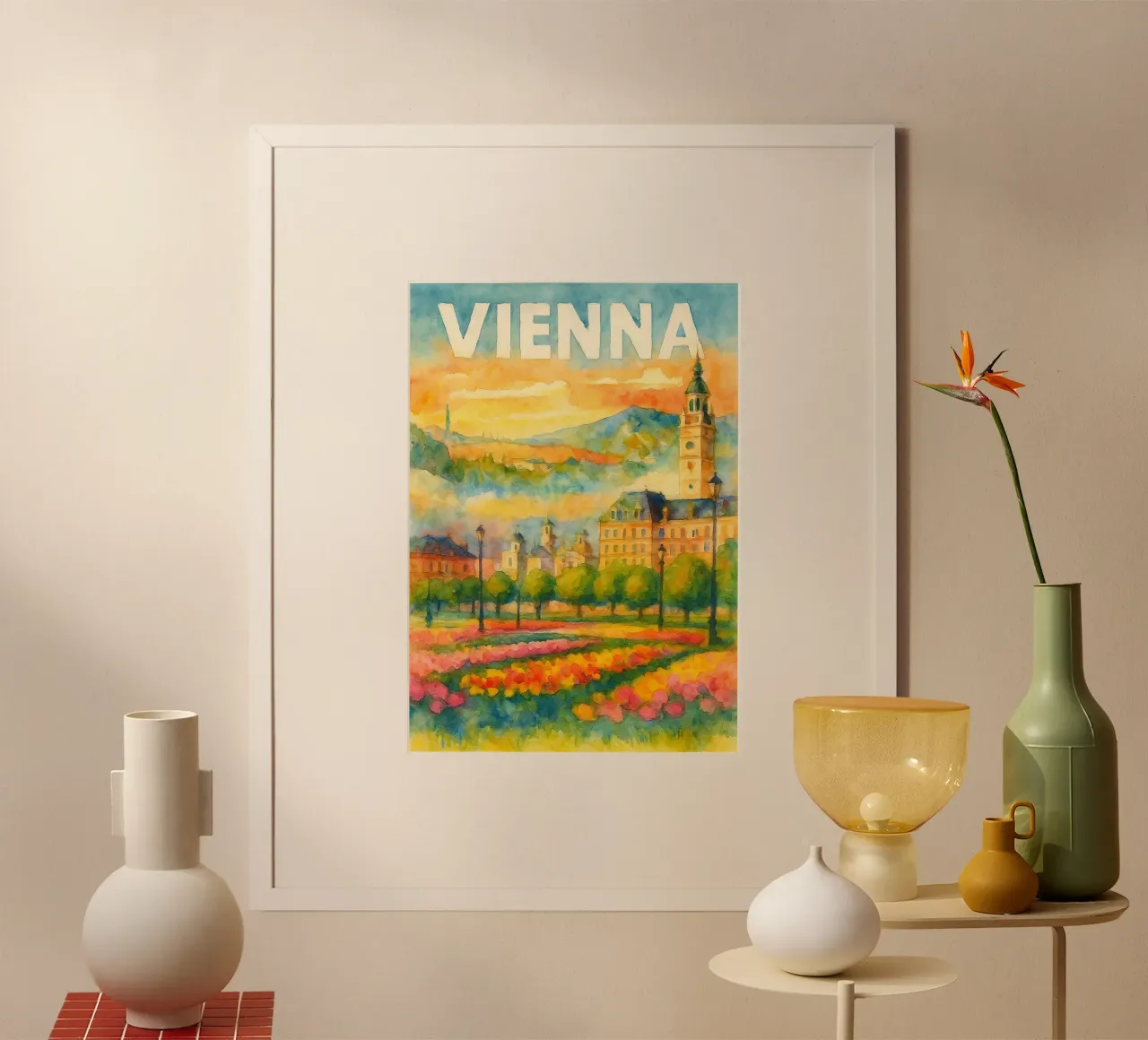 Wien Malerei Imagination Poster von onestar