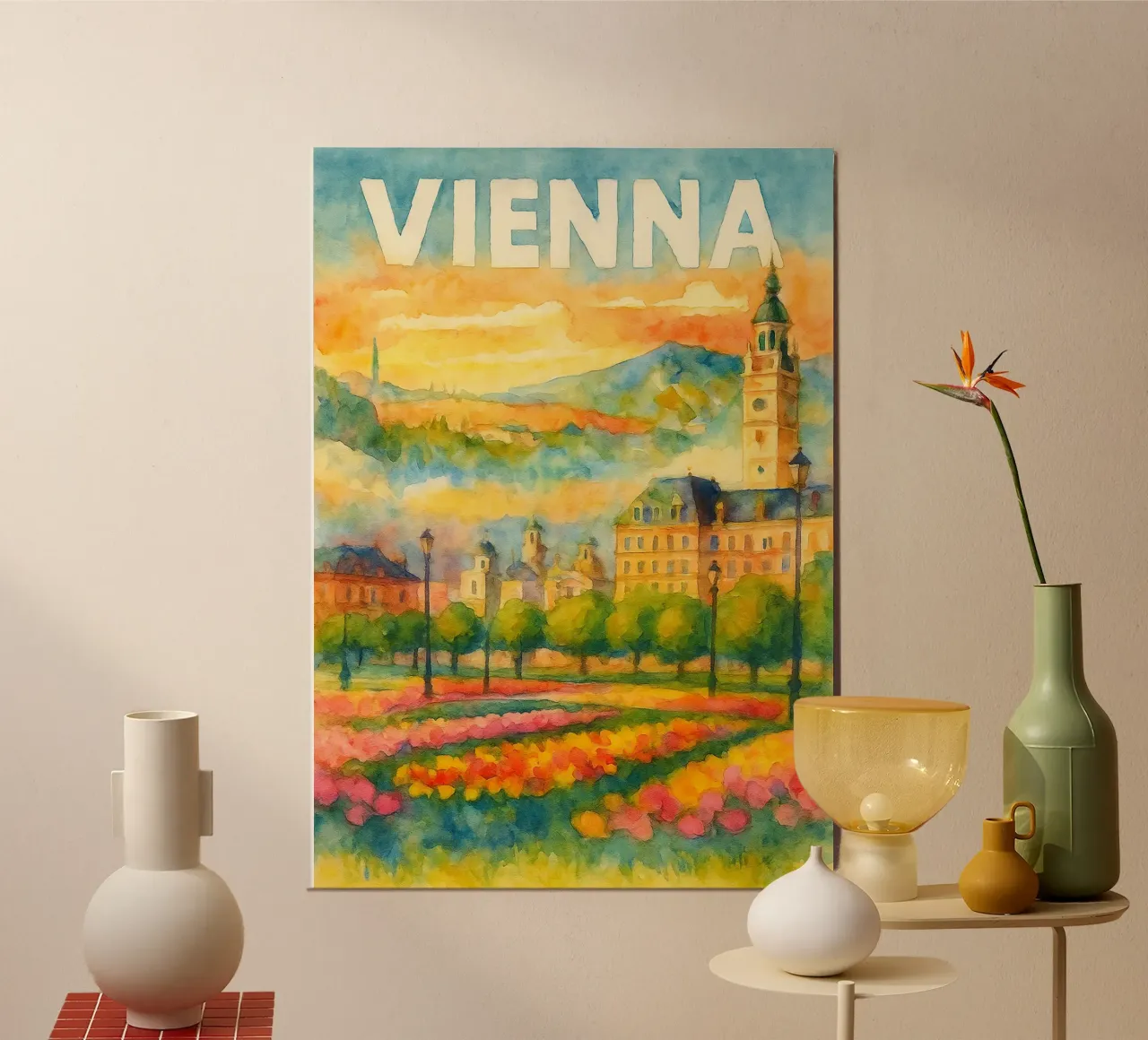 Wien Malerei Imagination Poster von onestar