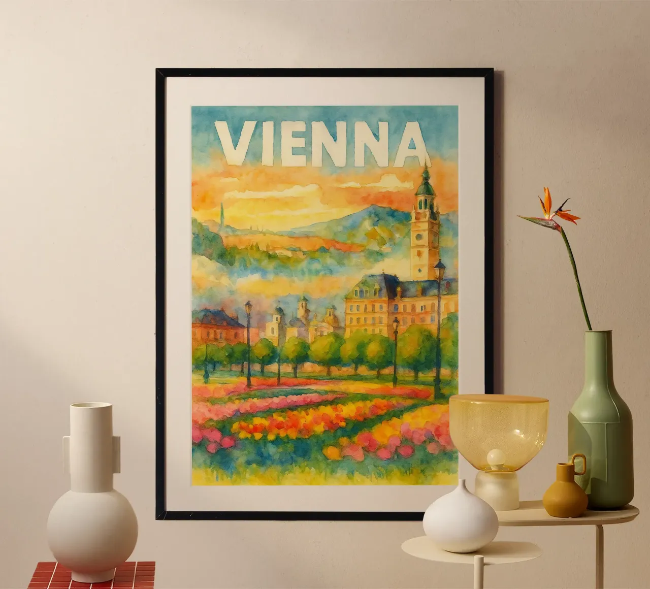 Wien Malerei Imagination Poster von onestar