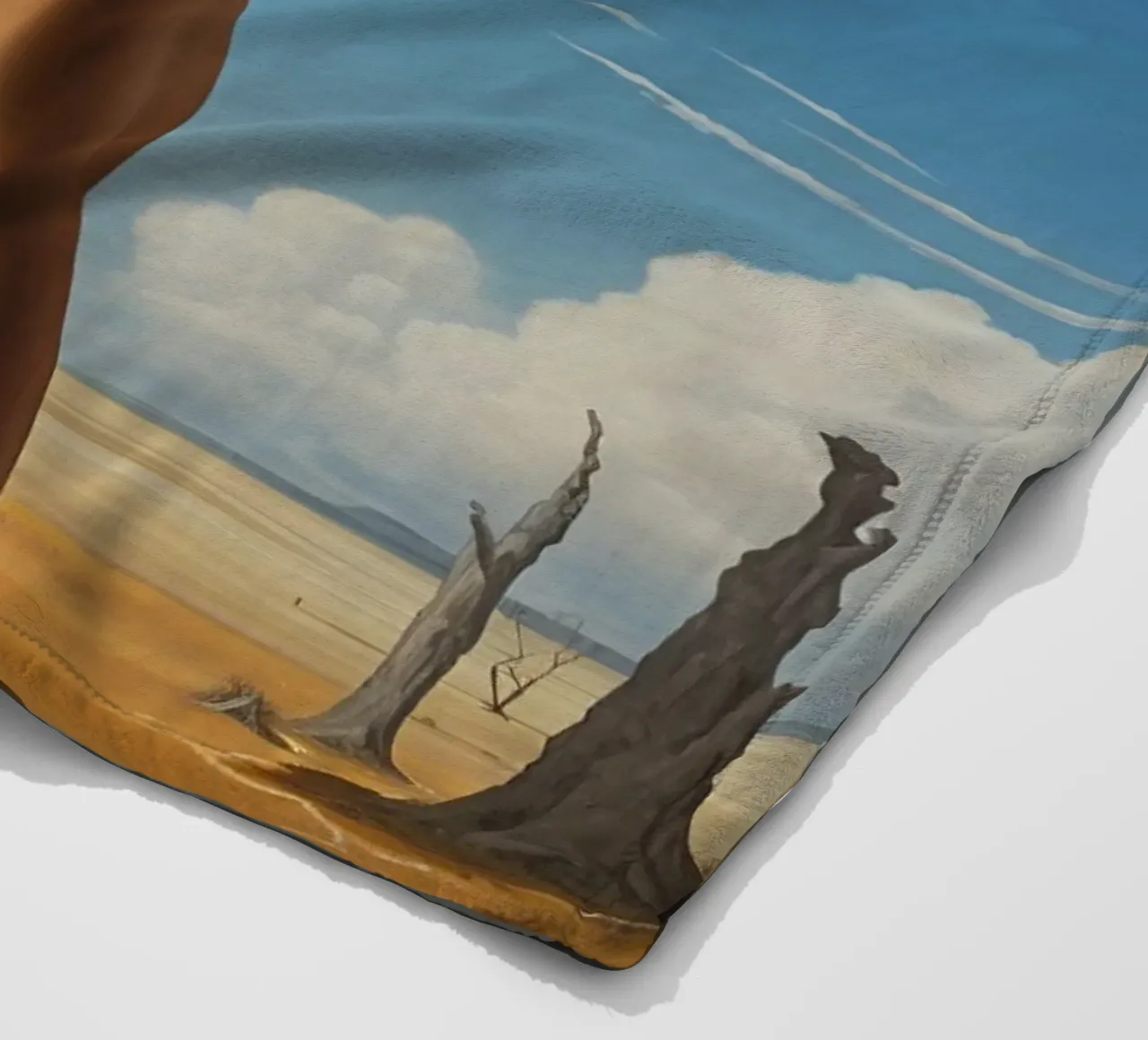 Surreal Serenity fleece blanket by LUCID LAYERS
