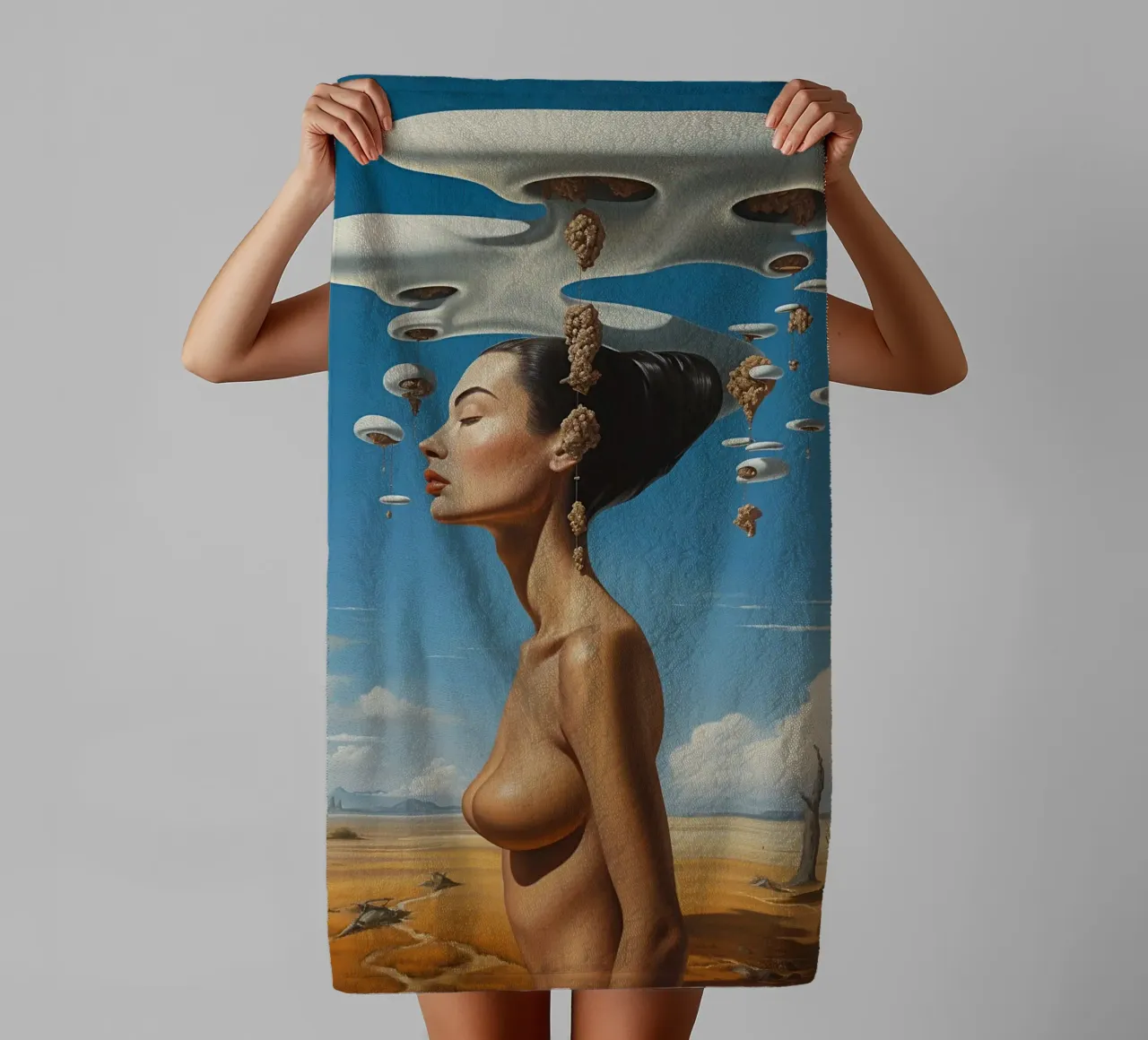 Surreal Serenity towel by LUCID LAYERS
