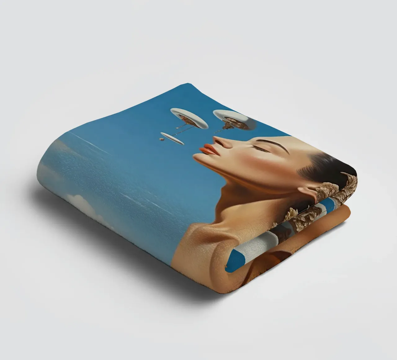 Surreal Serenity towel by LUCID LAYERS