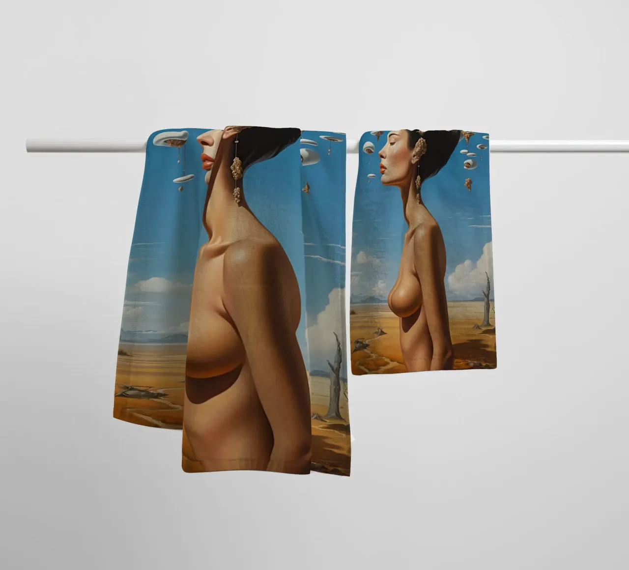 Surreal Serenity towel by LUCID LAYERS