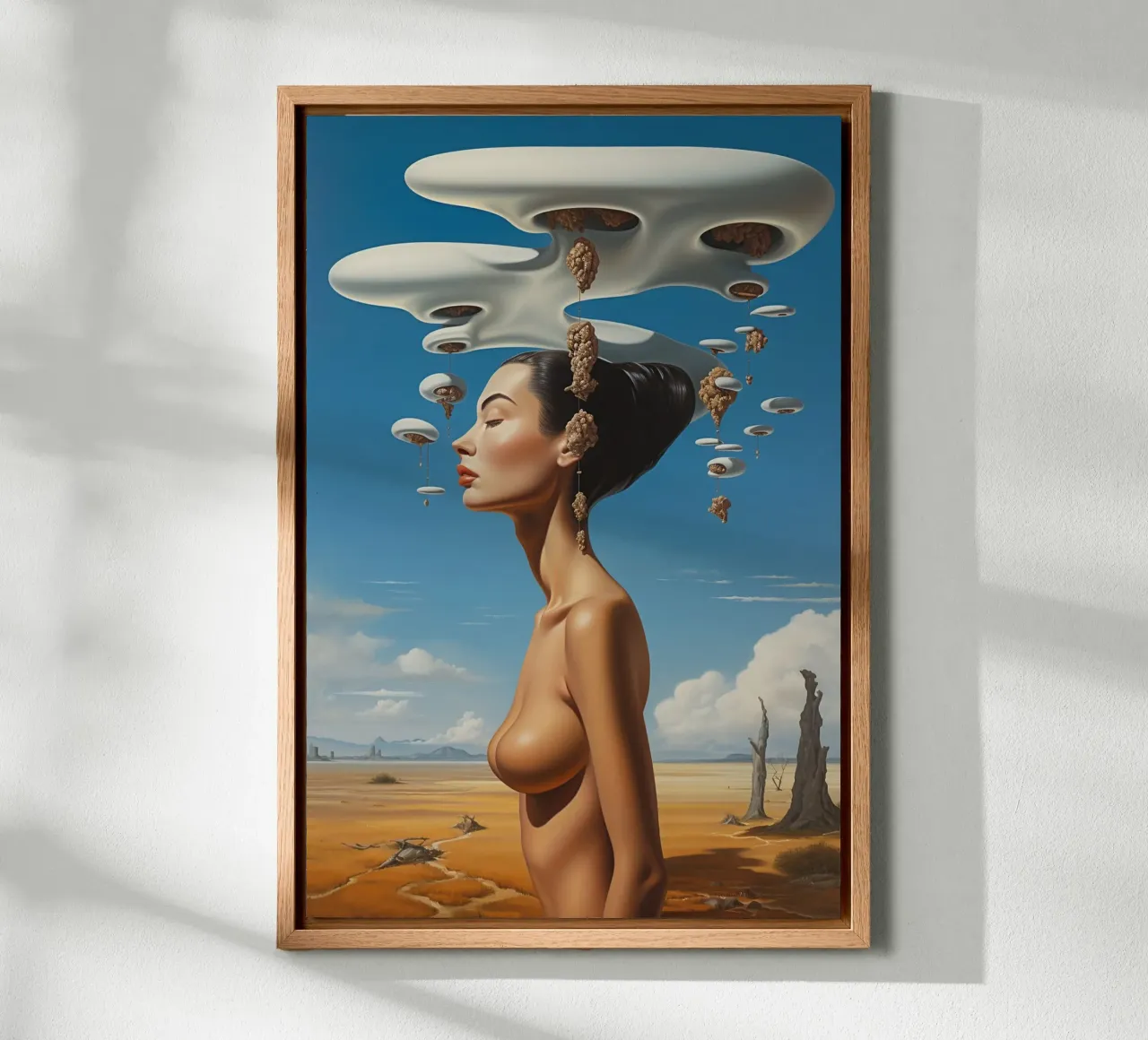 Surreal Serenity canvas with Floater frame by LUCID LAYERS