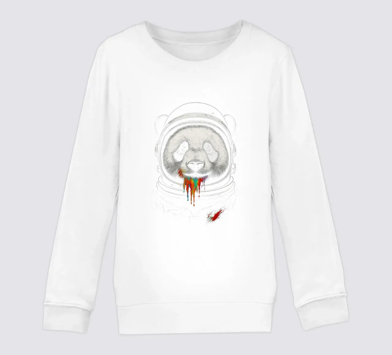 Cosmic Panda Drip felpa bambino da BadrBrand