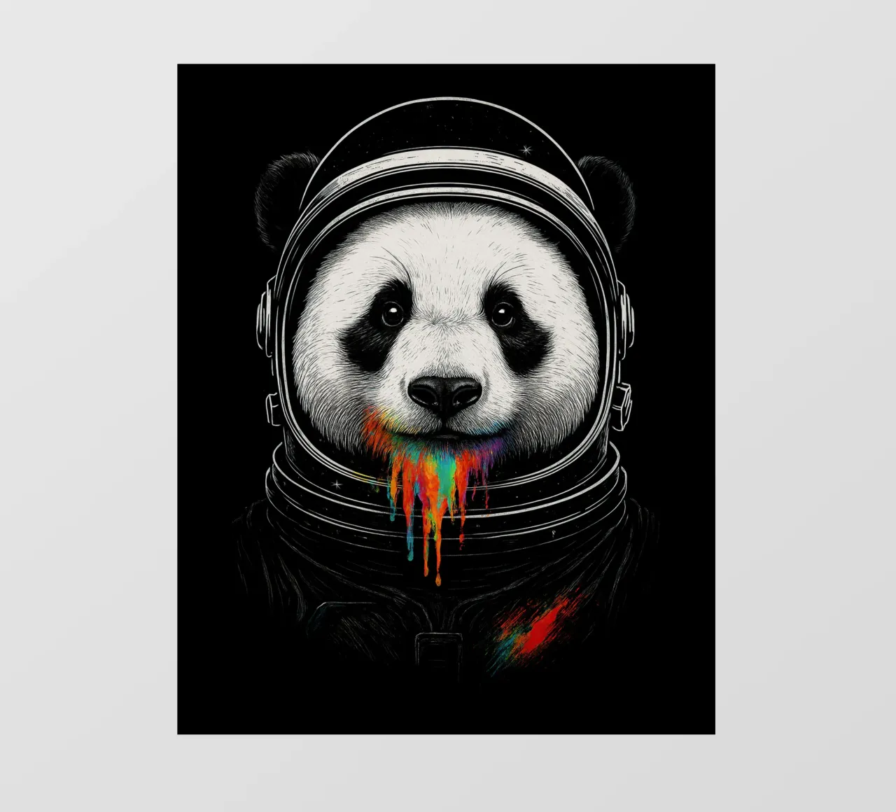 Cosmic Panda Drip telo in pvc da BadrBrand