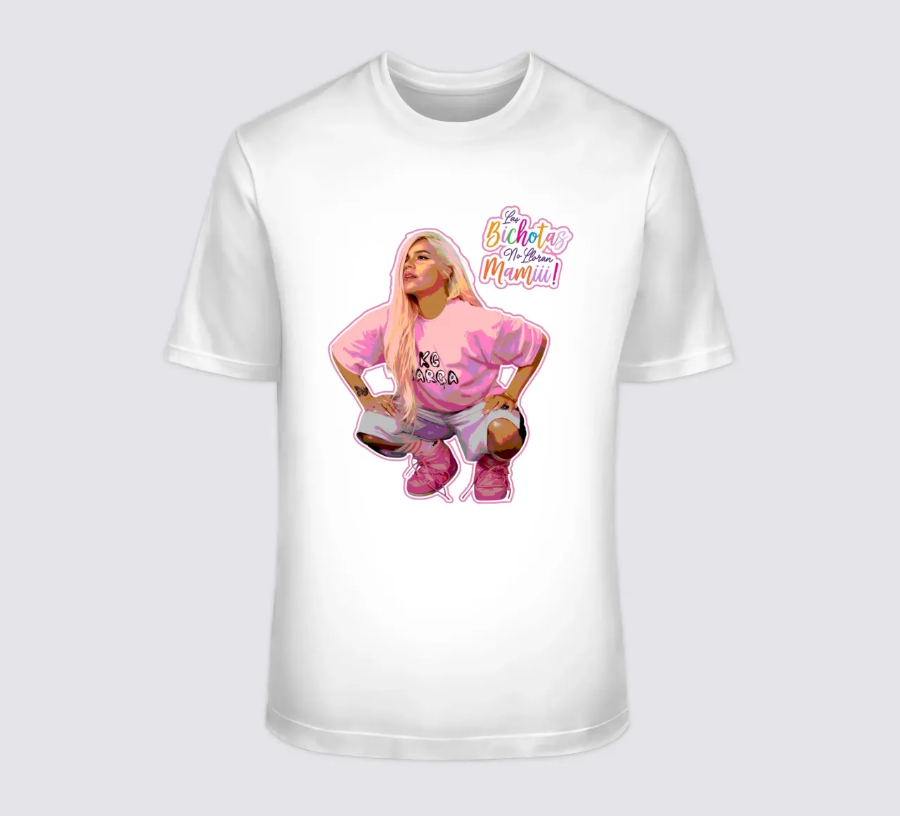 TSHIRT CANTANTE POP URBANO t-shirt da junkiesdrips.std