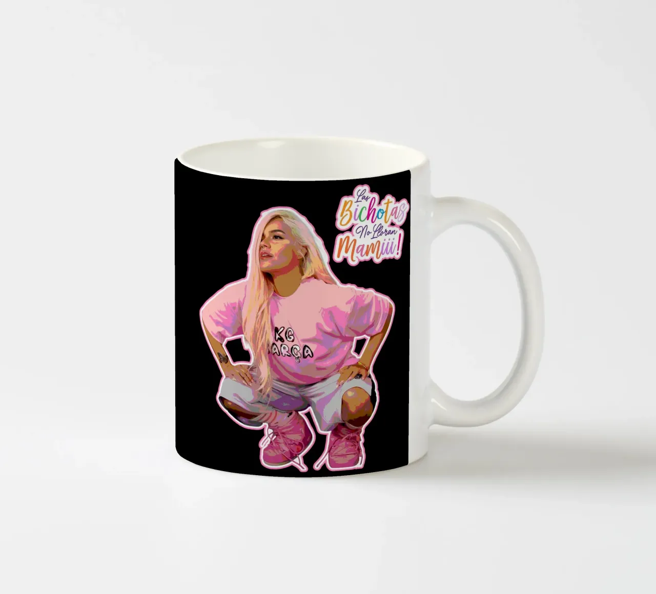 TSHIRT CANTANTE POP URBANO tazza in ceramica da junkiesdrips.std