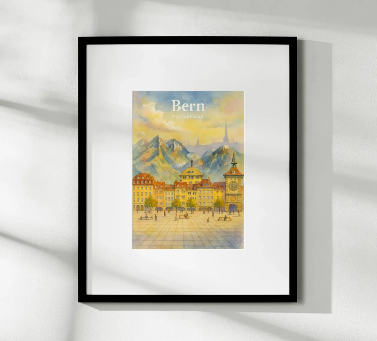 Bern, Schweiz Malerei Imagination Poster von onestar