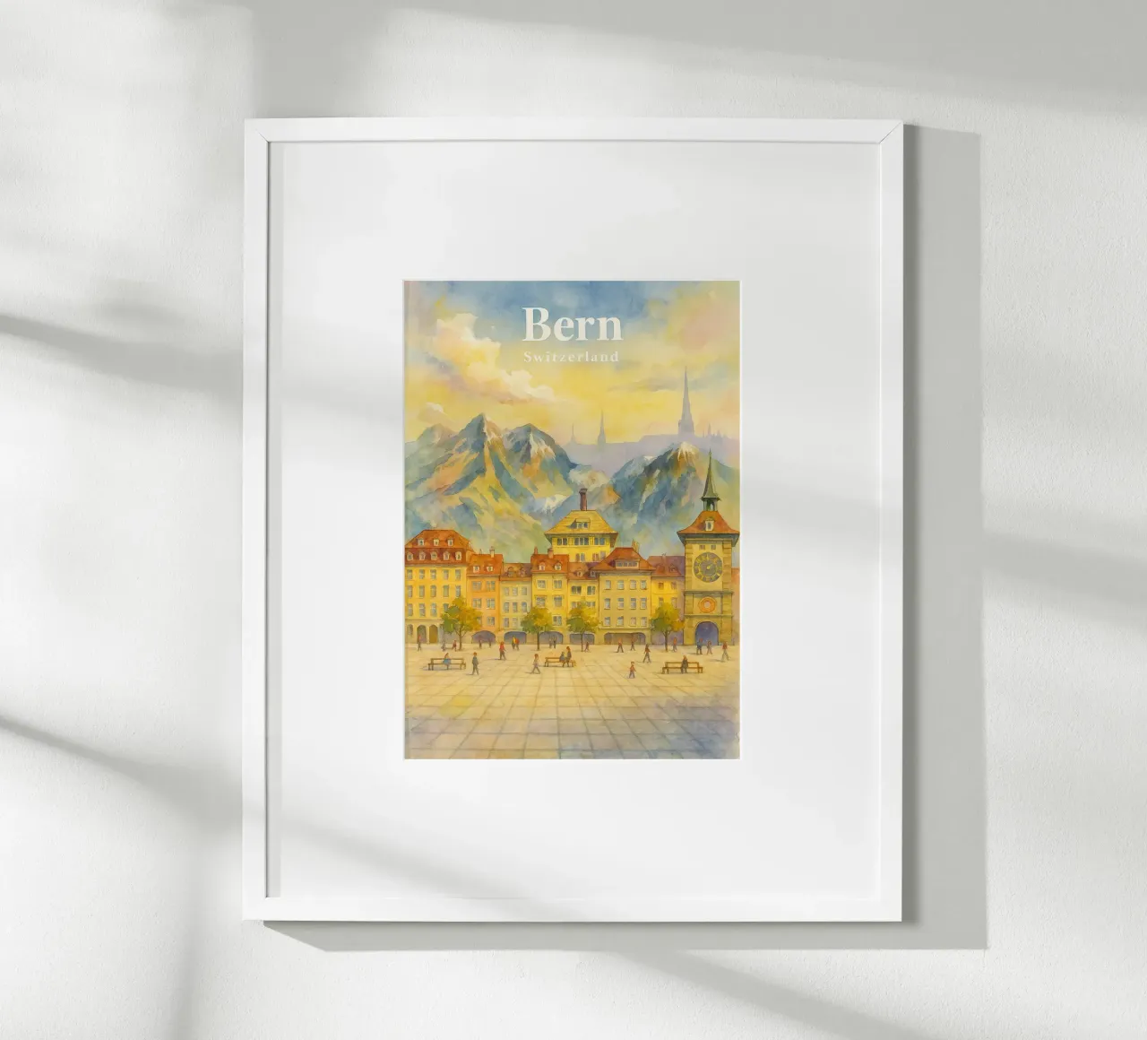 Bern, Schweiz Malerei Imagination Poster von onestar