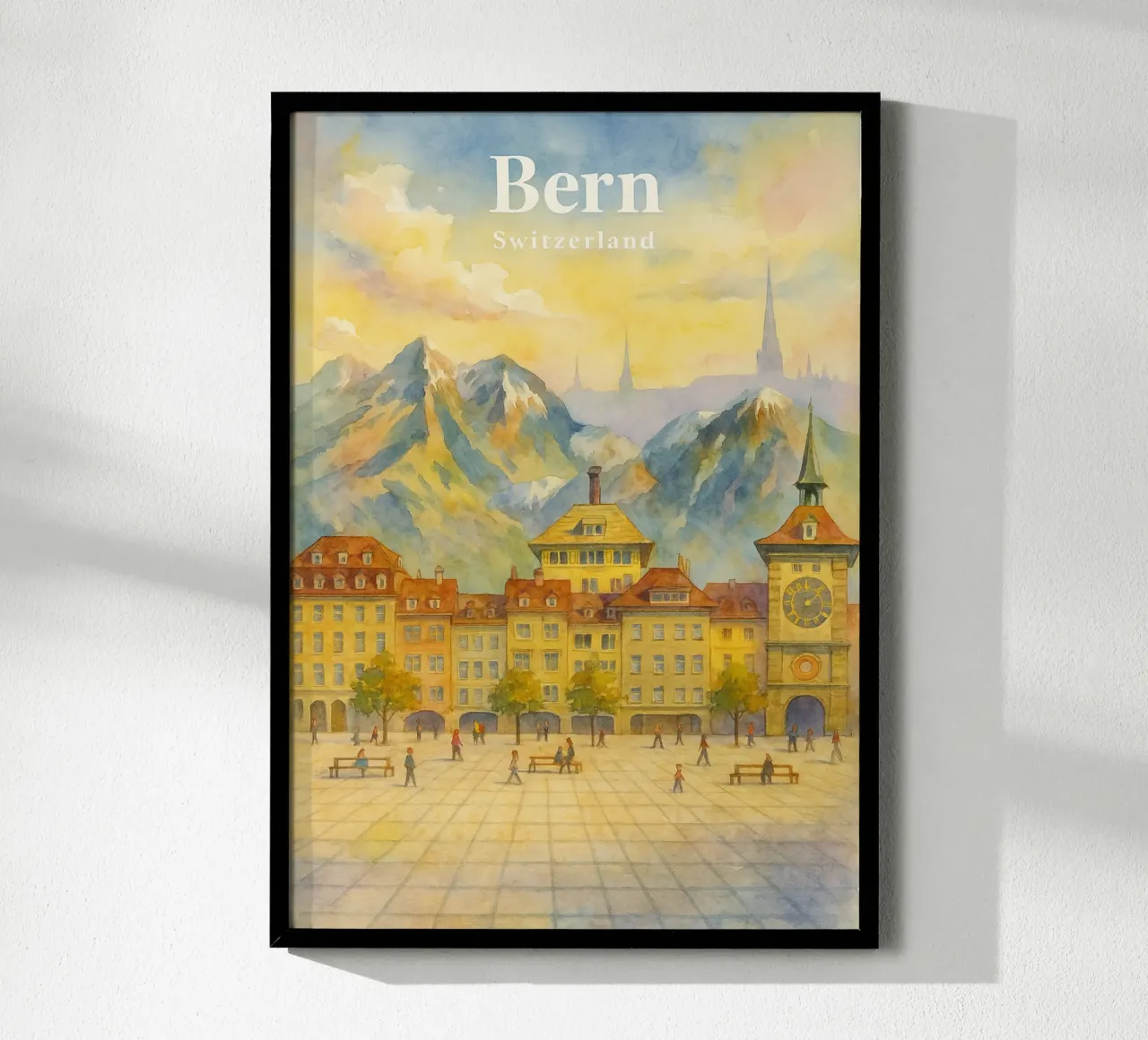 Bern, Schweiz Malerei Imagination Poster von onestar