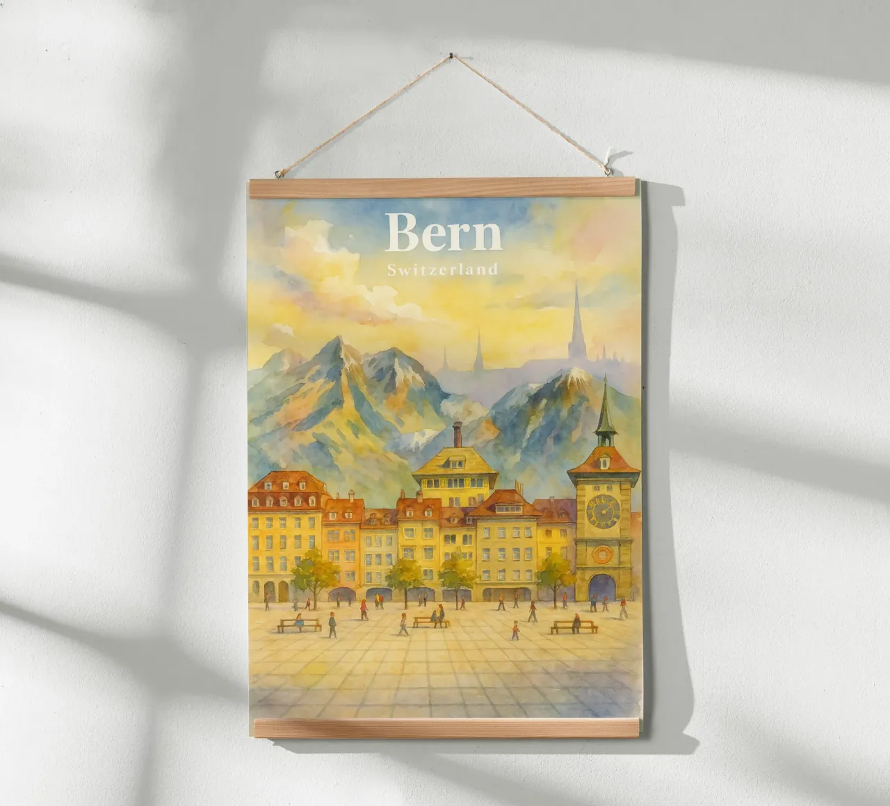 Bern, Schweiz Malerei Imagination Poster von onestar