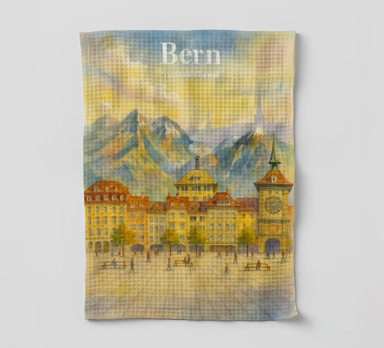 Bern, Schweiz Malerei Imagination Geschirrtuch von onestar