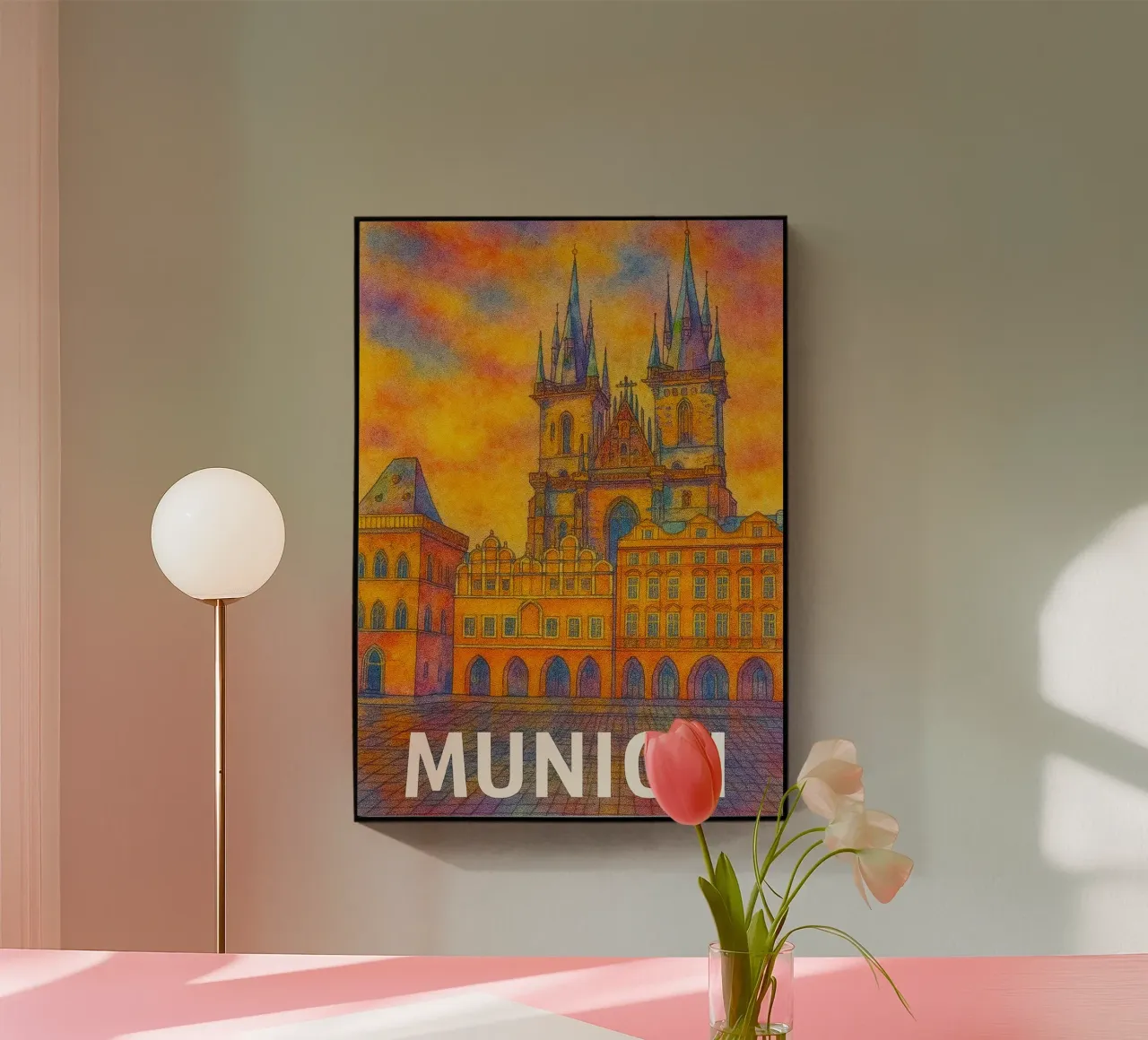 Munich Painting Imagination acrylic glass by onestar
