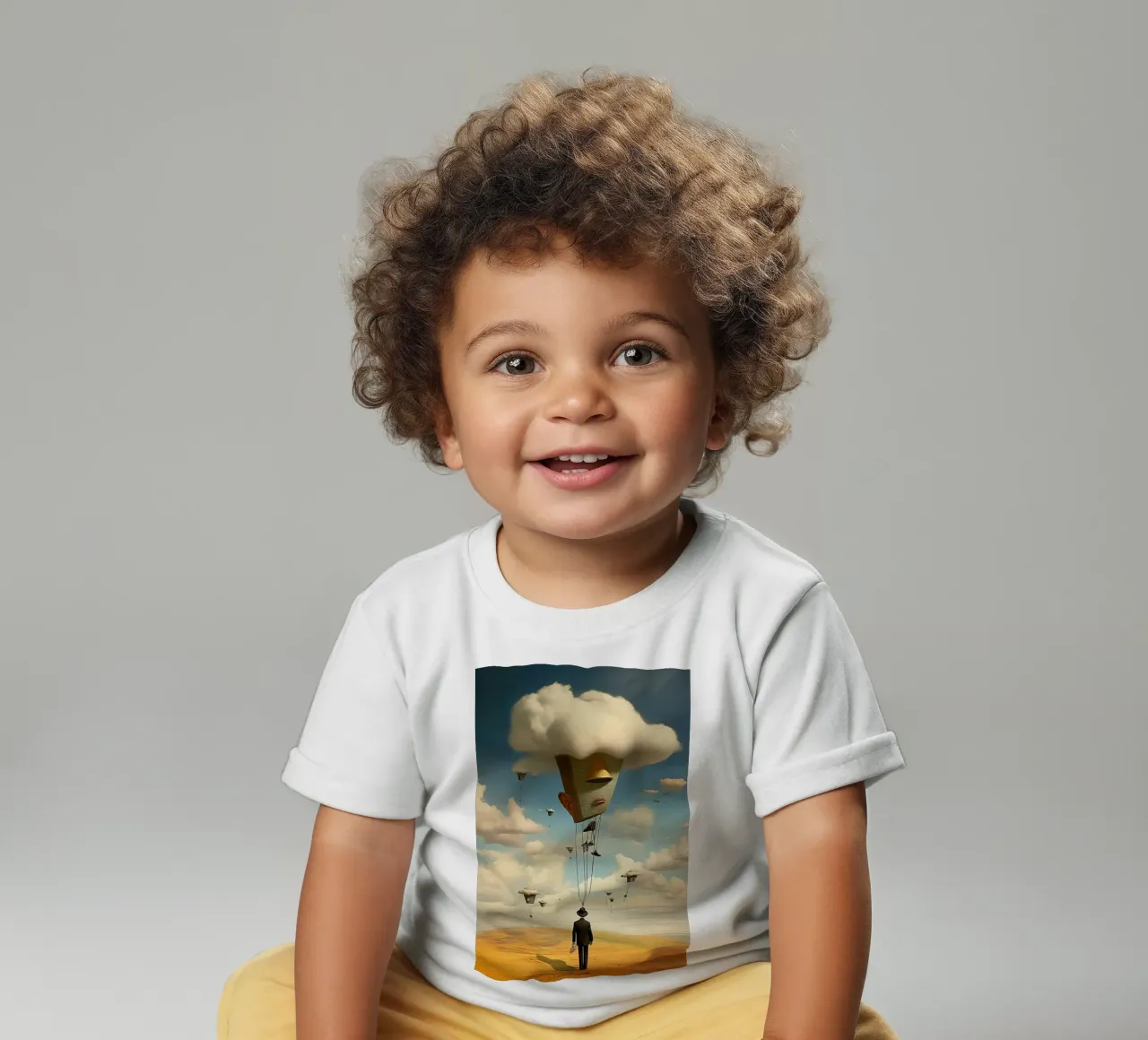 The Cloud of Thought baby t-shirt by LUCID LAYERS