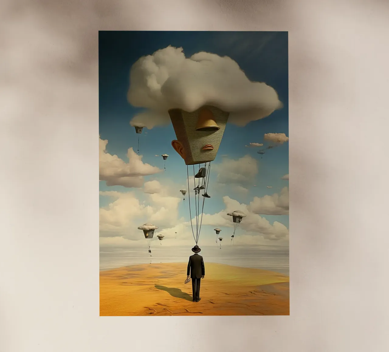 The Cloud of Thought pellicola backlit da LUCID LAYERS