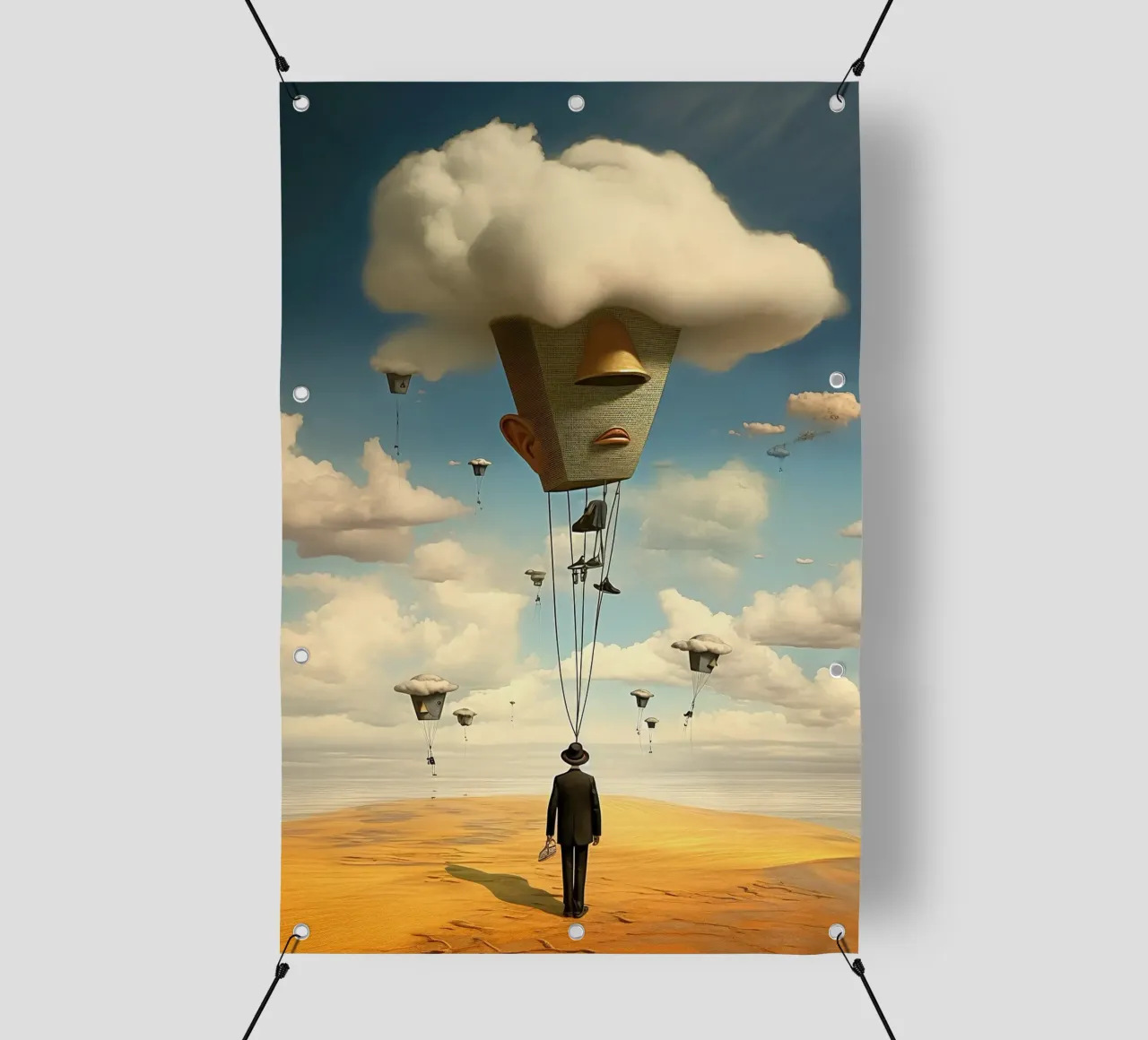 The Cloud of Thought telo in pvc da LUCID LAYERS