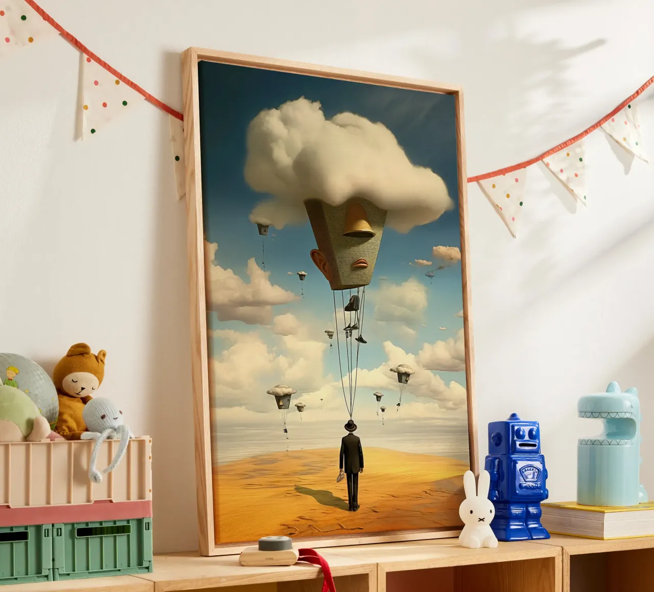 The Cloud of Thought canvas by LUCID LAYERS