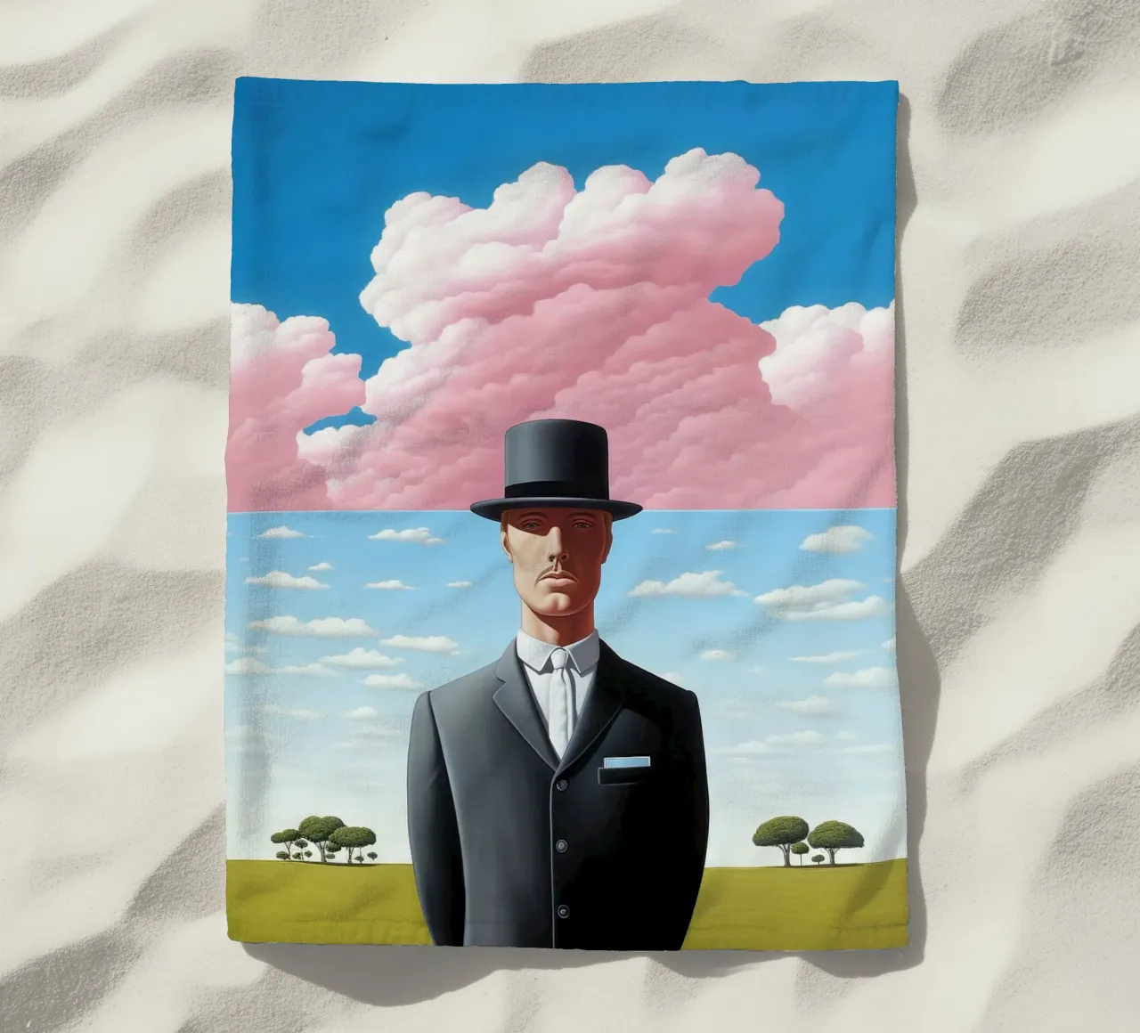 Pink Above, Calm Below telo mare da LUCID LAYERS