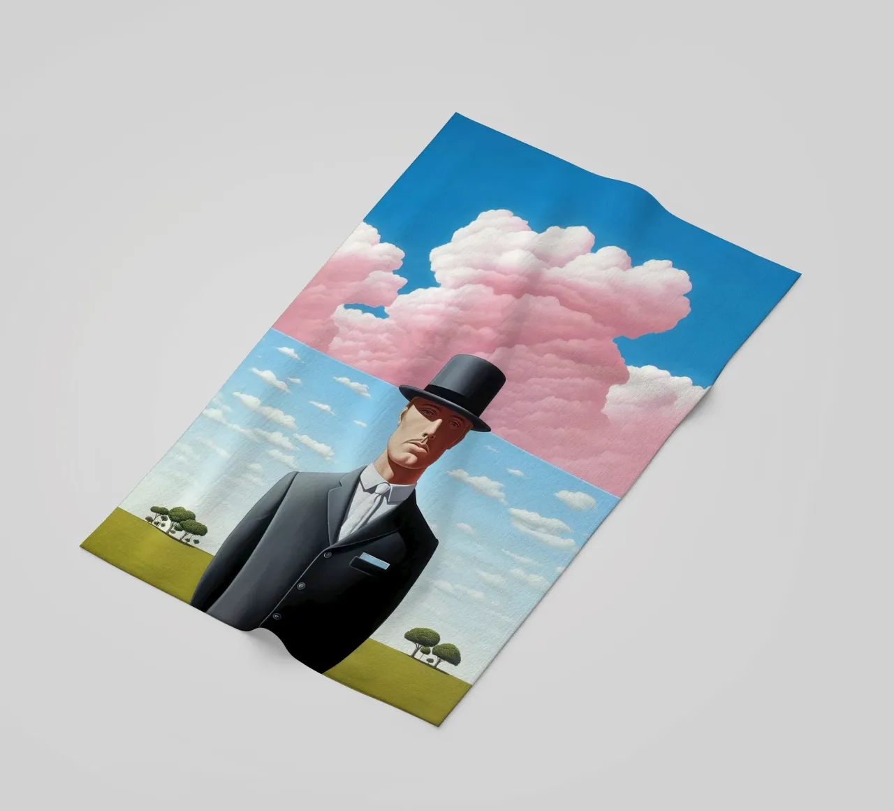 Pink Above, Calm Below telo mare da LUCID LAYERS