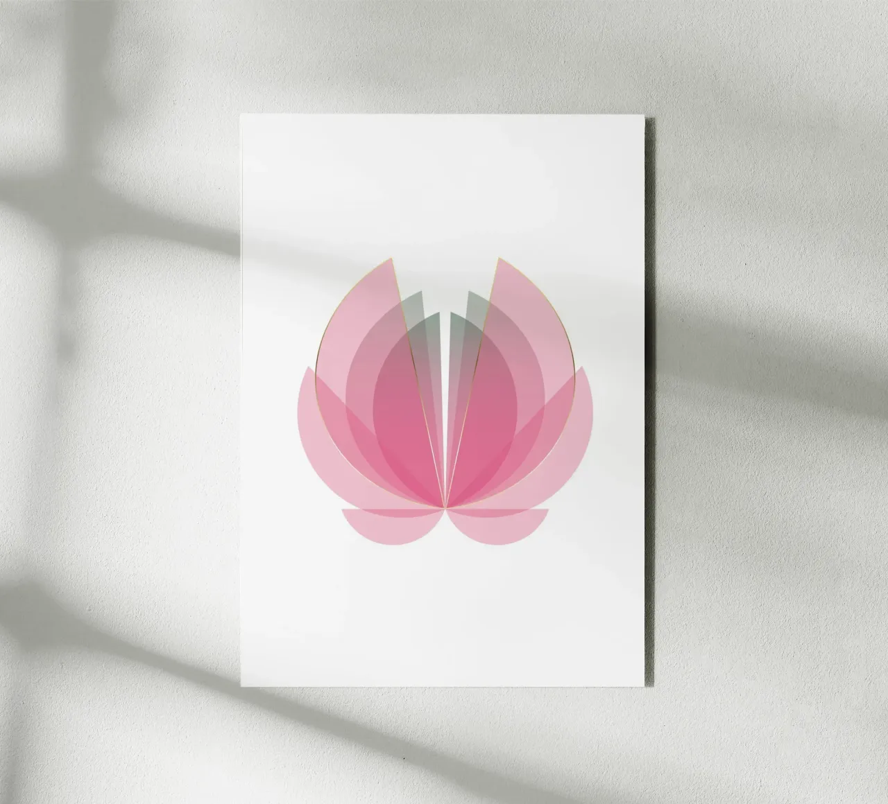 The Lotus alluminio dibond da DesignDoula Grafik