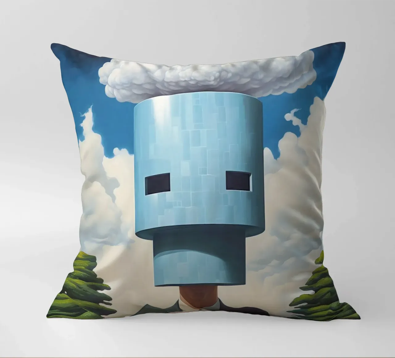 The Thinker 2.0 decorative cushion by LUCID LAYERS