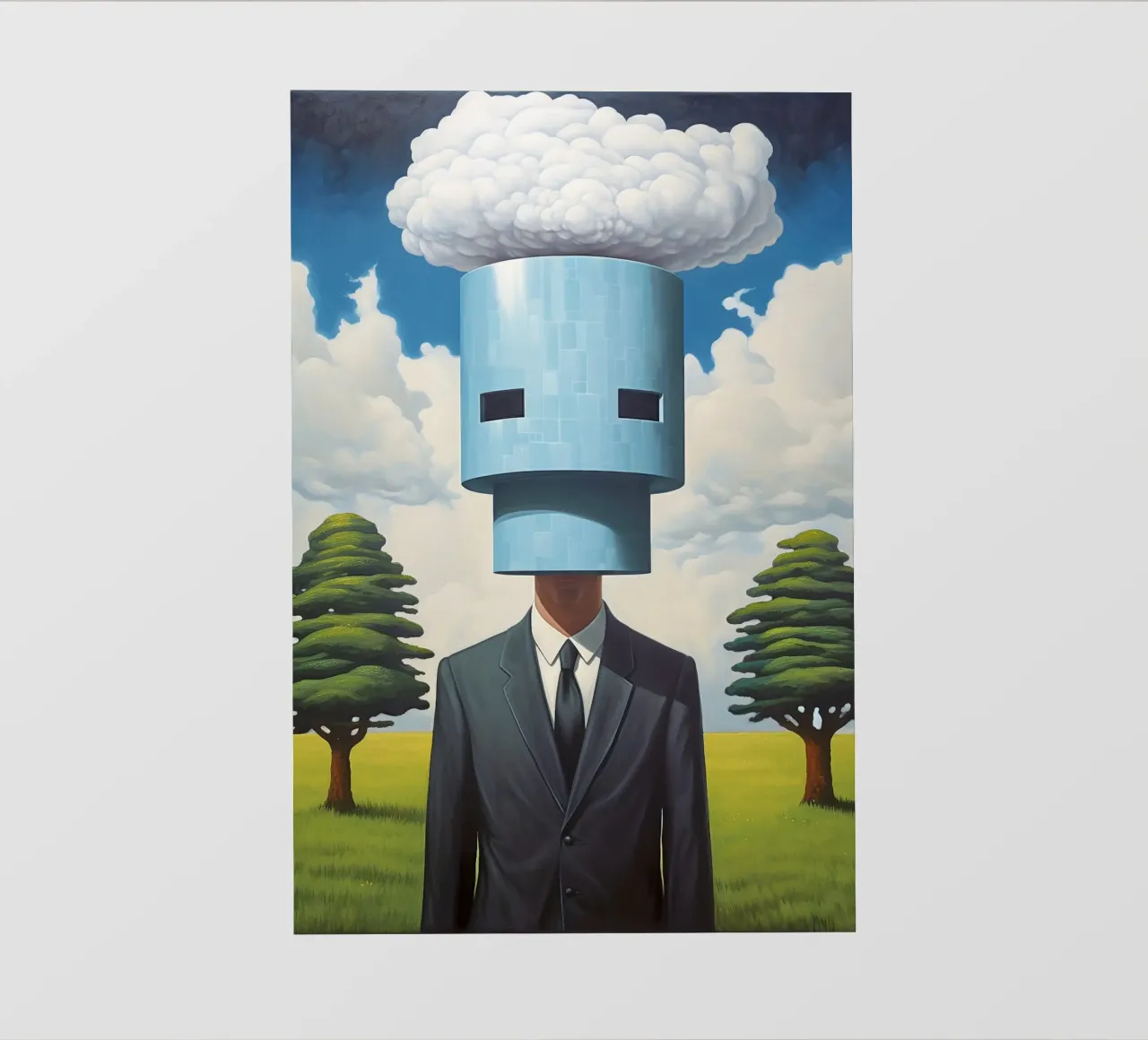 The Thinker 2.0 photo wallpaper by LUCID LAYERS