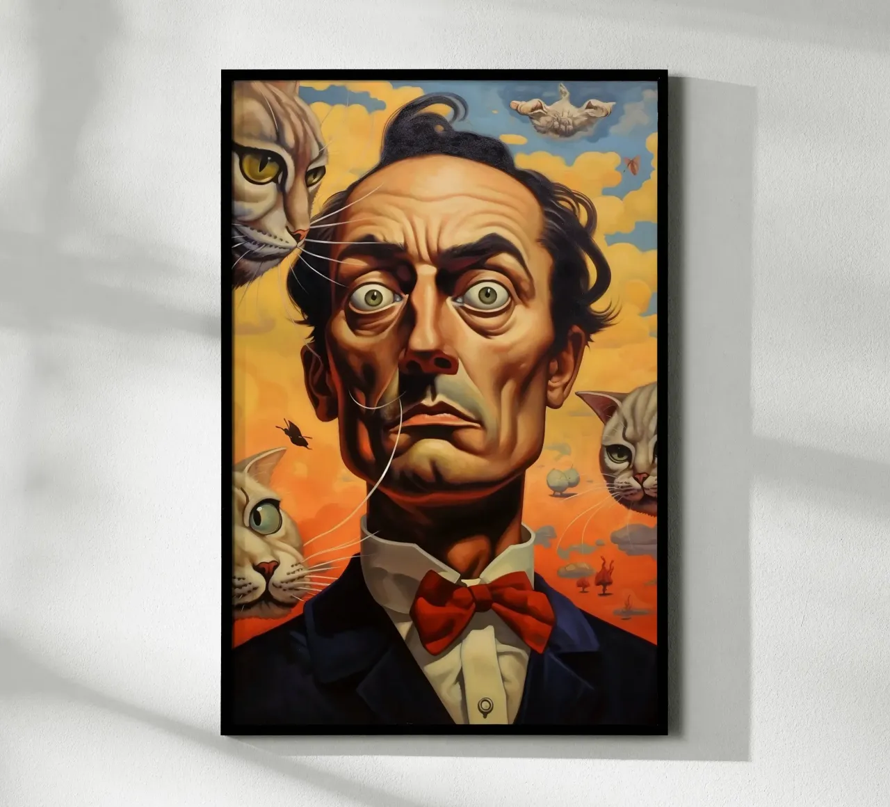 Dali’s Dream of Cats hahnemühle by LUCID LAYERS